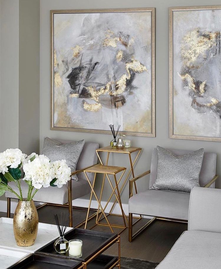 Stunning Living Rooms With Gold Accents | Dezign Lover Blog